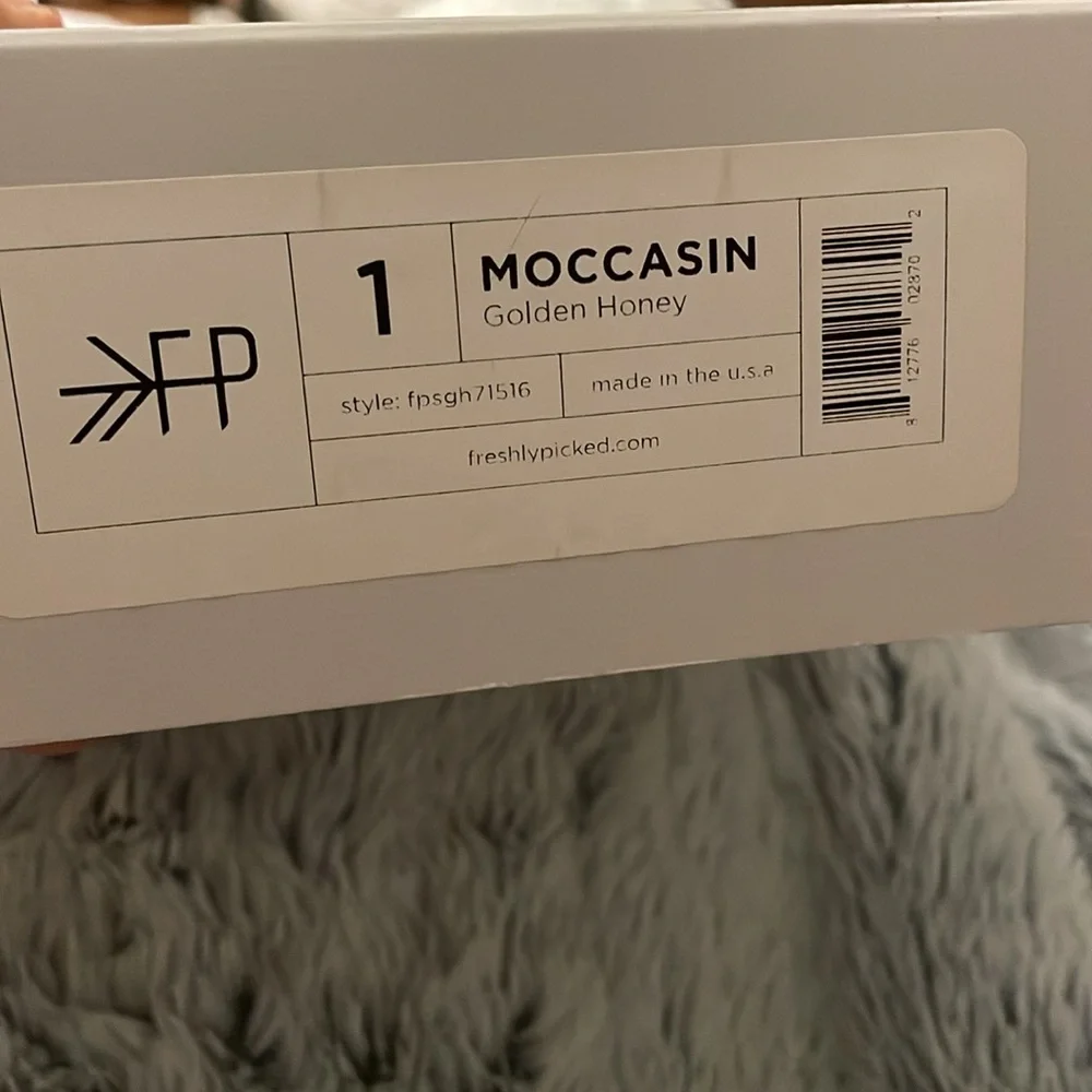 NWT brand new in box freshly picked baby moccs